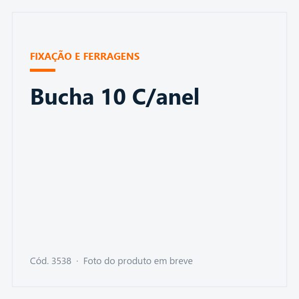 Bucha 10 C/anel