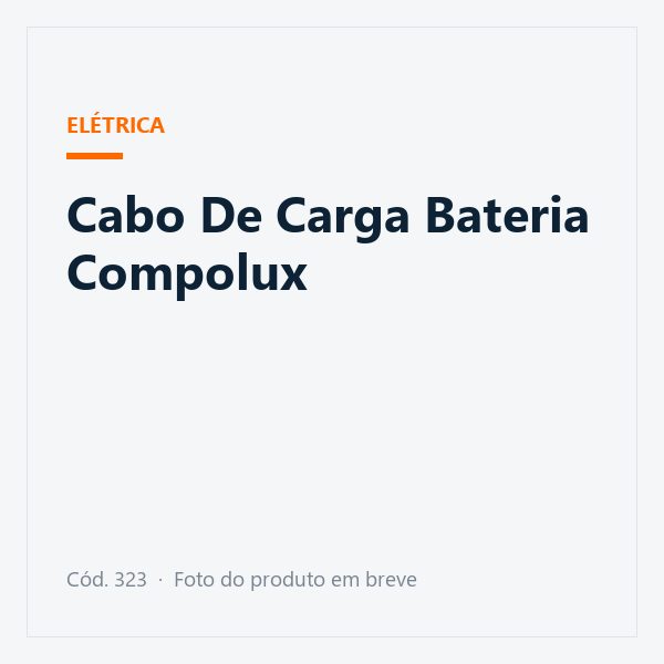 Cabo De Carga Bateria Compolux