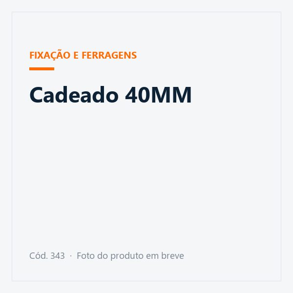 Cadeado 40MM
