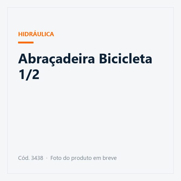 Abraçadeira Bicicleta 1/2