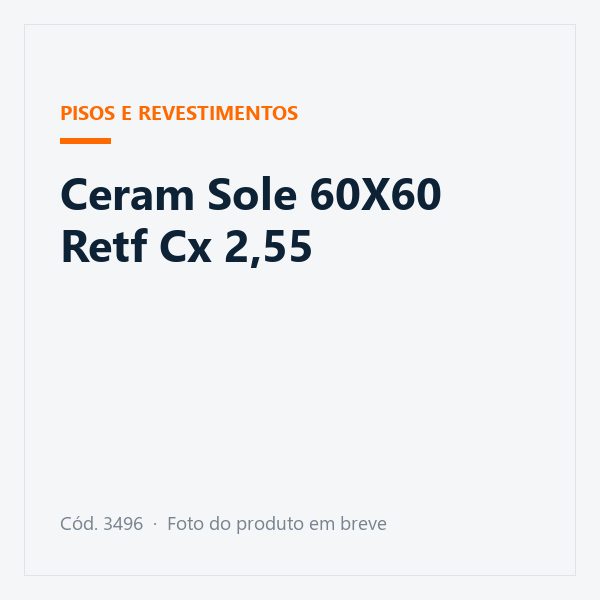 Ceram Sole 60X60 Retf Cx 2,55
