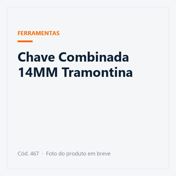 Chave Combinada 14MM Tramontina