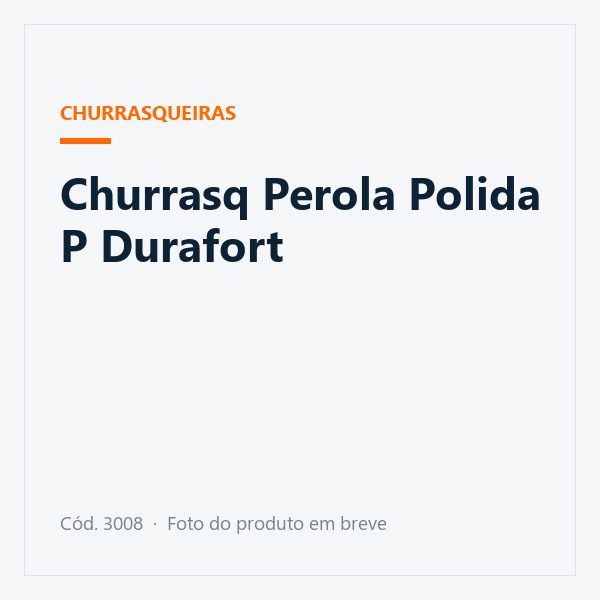 Churrasq Perola Polida P Durafort