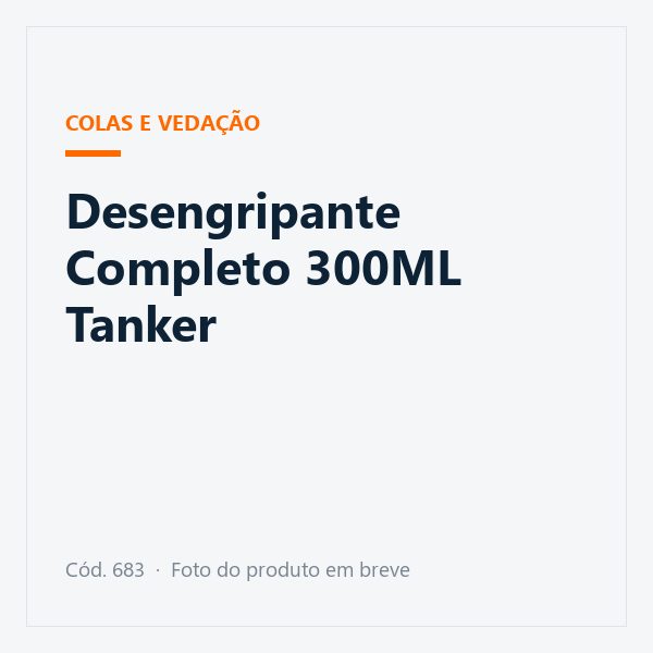 Desengripante Completo 300ML Tanker