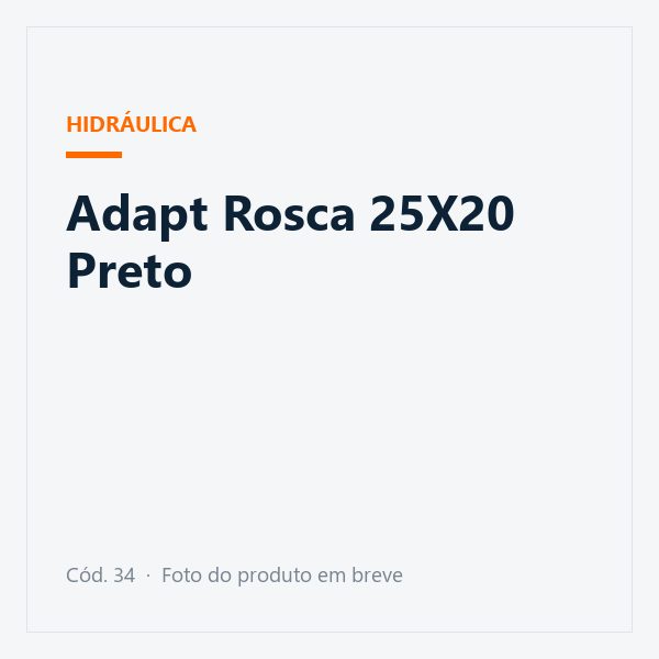 Adapt Rosca 25X20 Preto