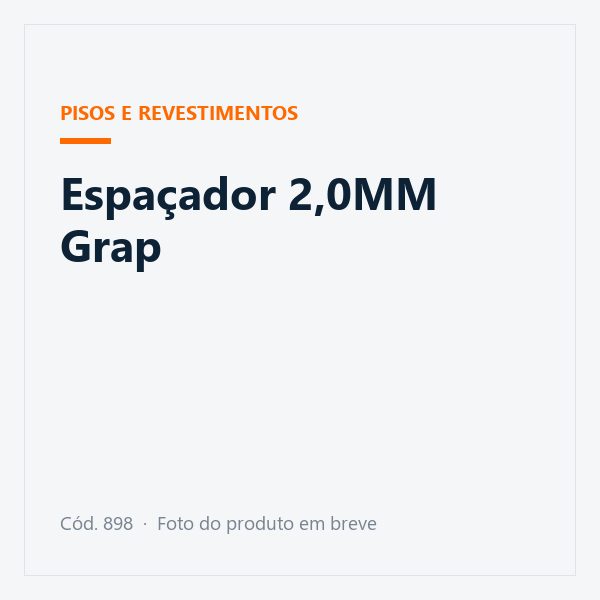 Espaçador 2,0MM Grap