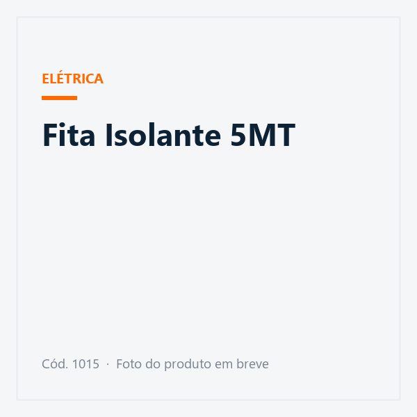 Fita Isolante 5MT