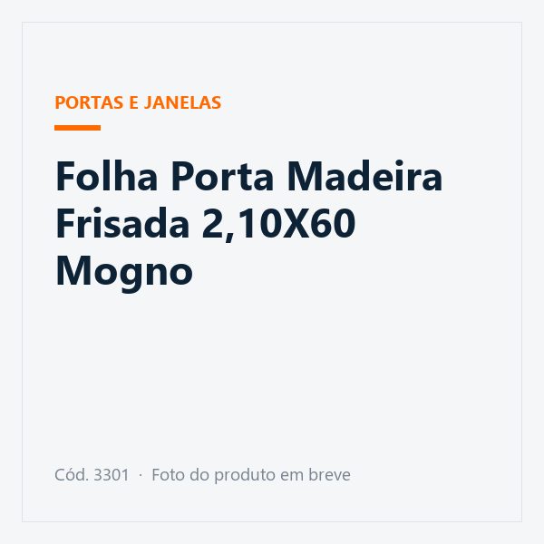 Folha Porta Madeira Frisada 2,10X60 Mogno