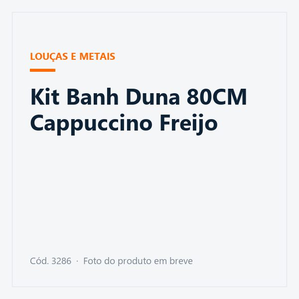 Kit Banh Duna 80CM Cappuccino Freijo