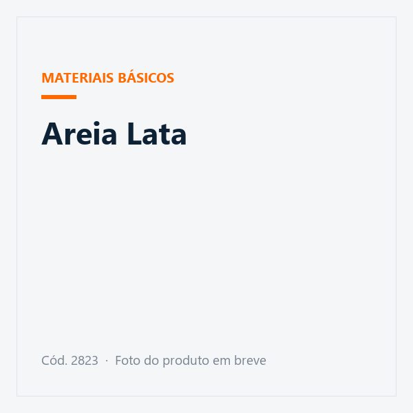 Areia Lata