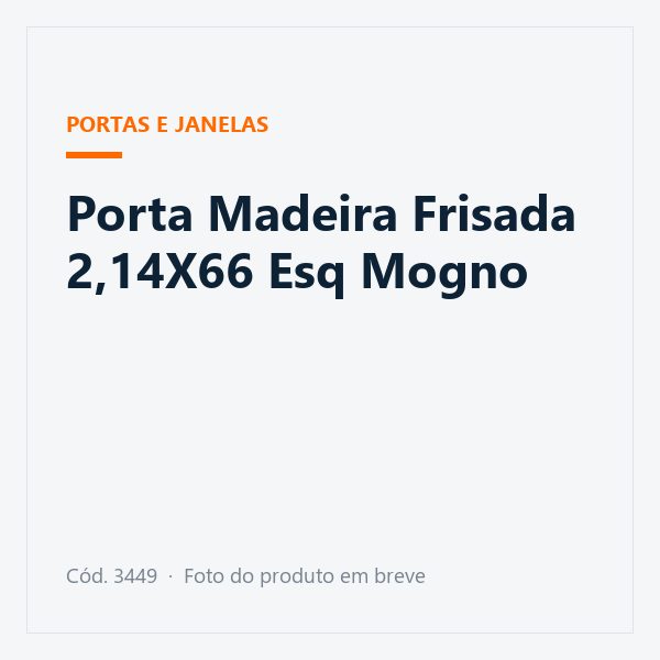 Porta Madeira Frisada 2,14X66 Esq Mogno
