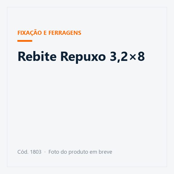 Rebite Repuxo 3,2×8