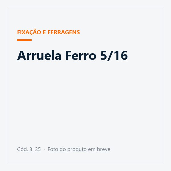 Arruela Ferro 5/16
