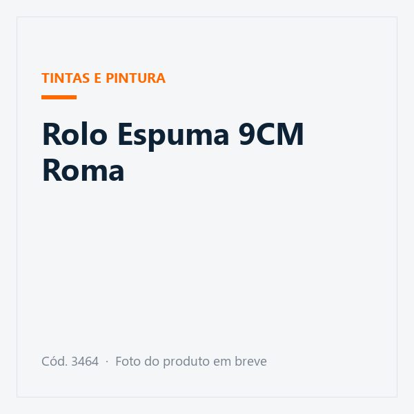 Rolo Espuma 9CM Roma