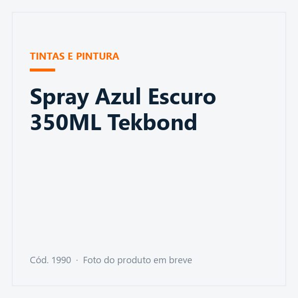 Spray Azul Escuro 350ML Tekbond