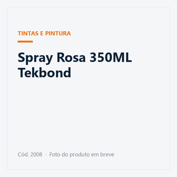 Spray Rosa 350ML Tekbond