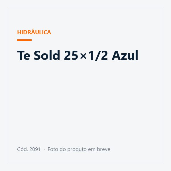 Te Sold 25×1/2 Azul