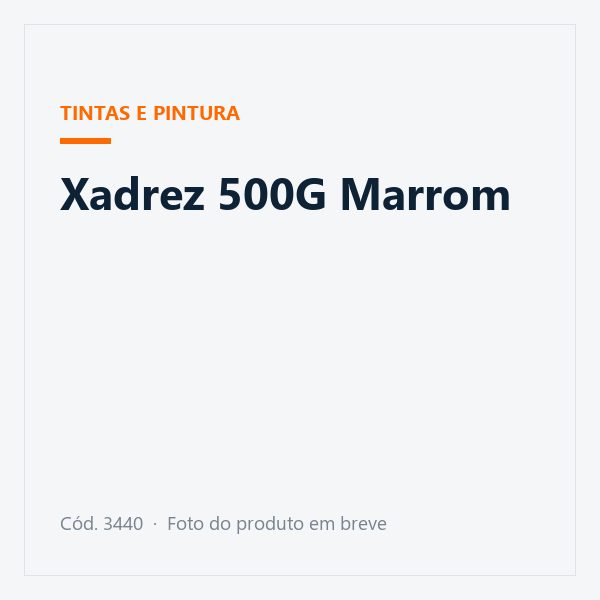 Xadrez 500G Marrom